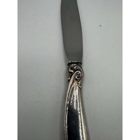 1847 Rogers Bros Leilani Dinner Knife 8.5" Silverplate Flatware Silverware - Picture 3 of 4